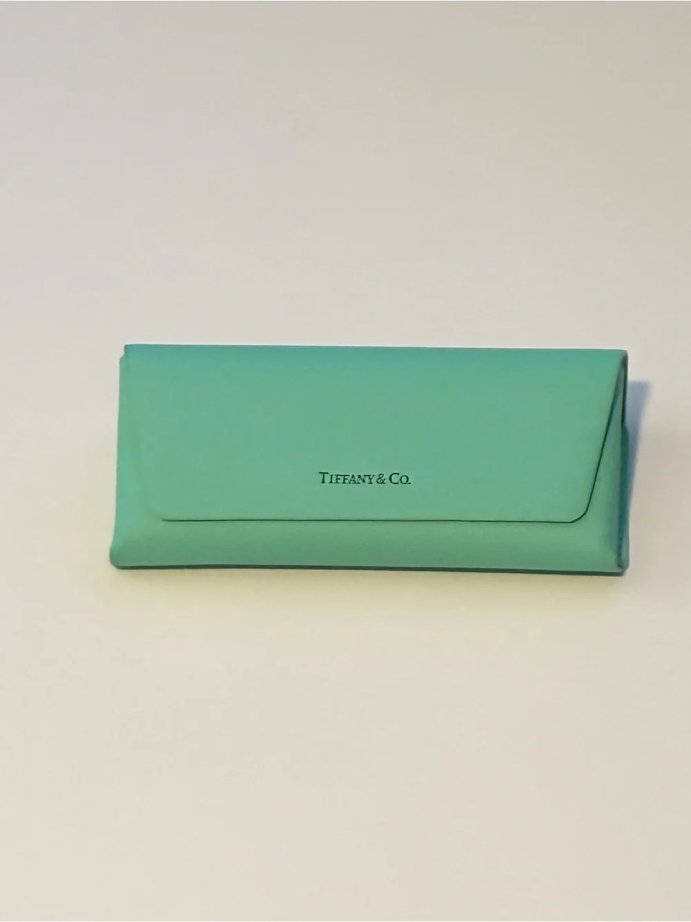 Tiffany & Co. Robin's Egg Blue Leather Eyeglass Case